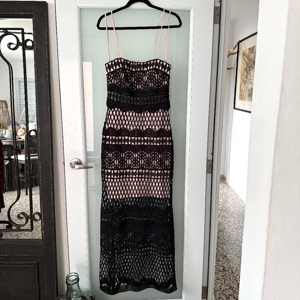 LM Collection Strapless Dress